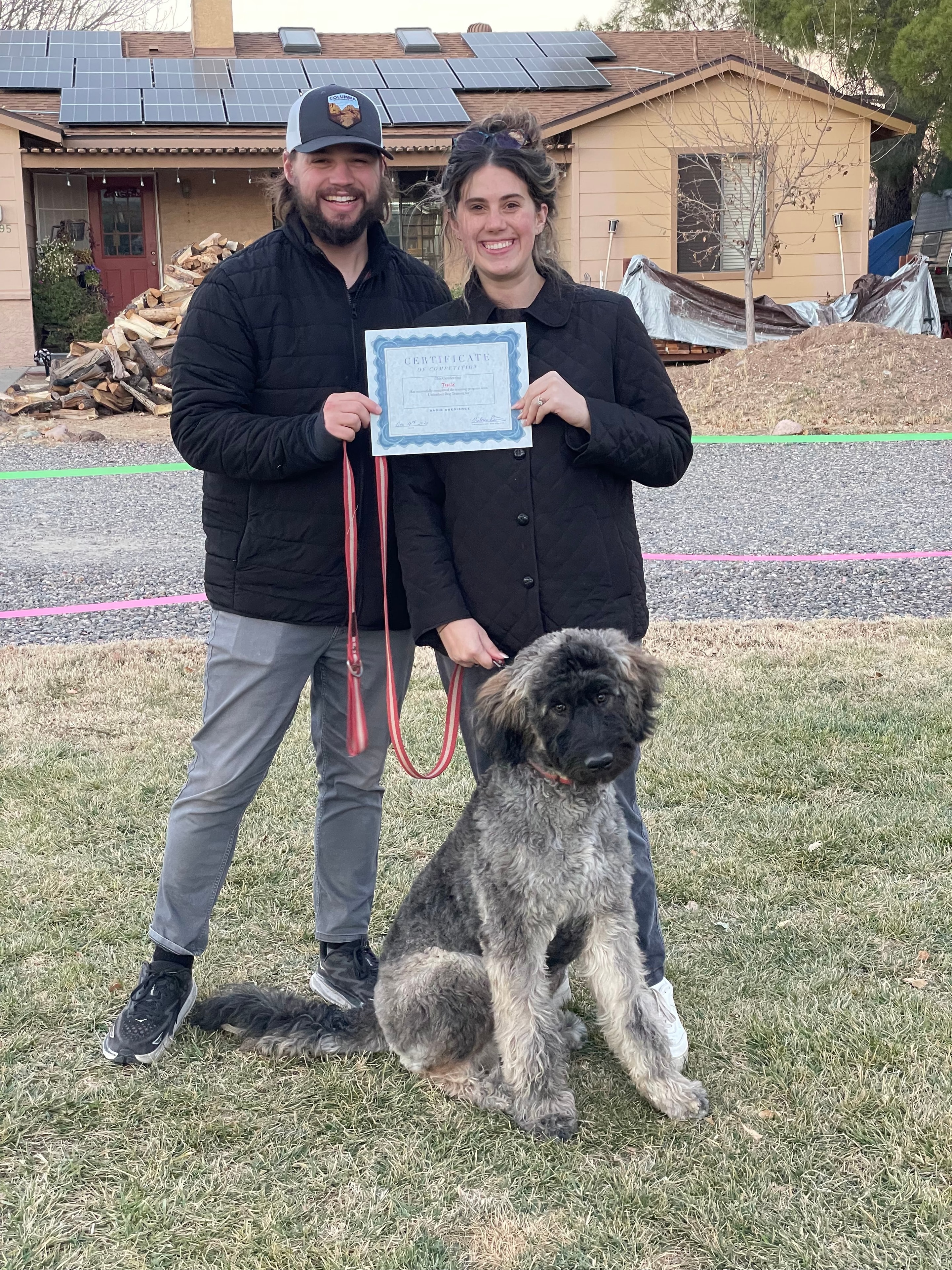 Fire Sky Kennels trained graduate